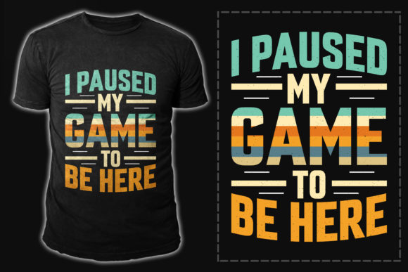 Gamer T-shirt Typography Vector Design: A Complete Resource for Custom Merchandise