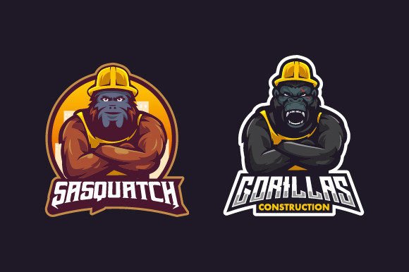 Gorilla Sasquatch: The Perfect Construction Logo