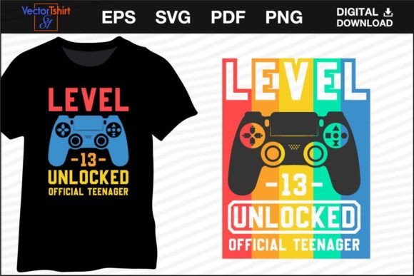 The Level 13 Unlock Official Teenager Video Gaming Design