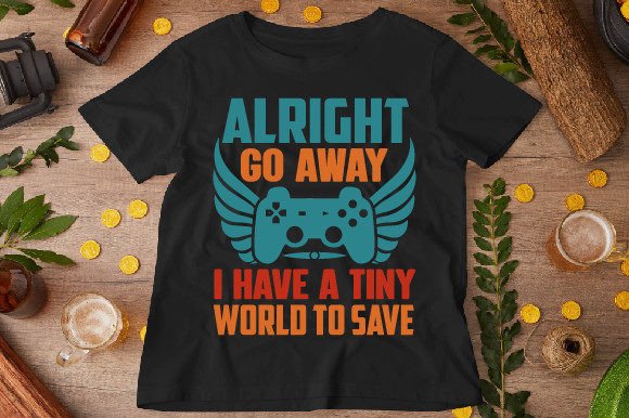 The Practical Appeal of the 'Alright, Go Away. I Have a Tiny Design' T-Shirt Concept