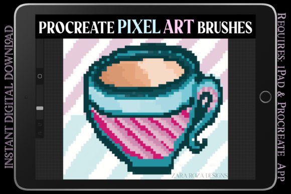 The Procreate Pixel Art Brush Set: Your Digital Tool for Retro & Modern Creations