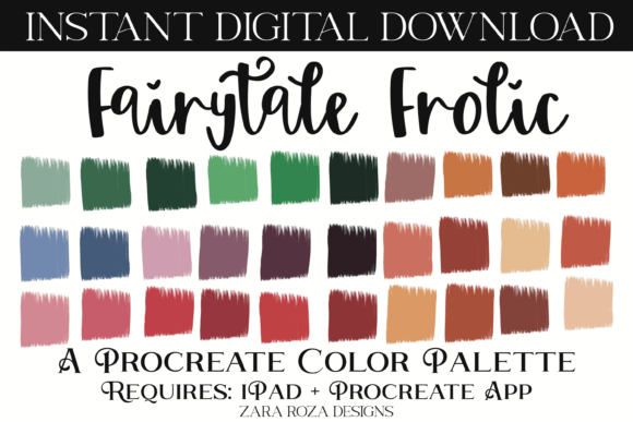 Unlocking a Modern Fairytale: The Fairytale Frolic Procreate Palette