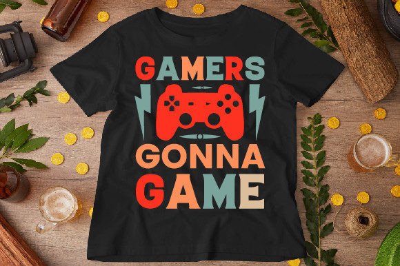 Your Next Gaming T-Shirt Design Project Starts Here